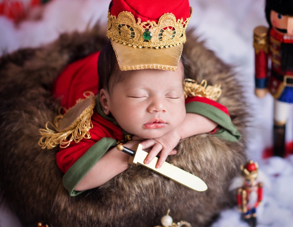 Photo Shoot of Babies Dressed as the Nutcracker