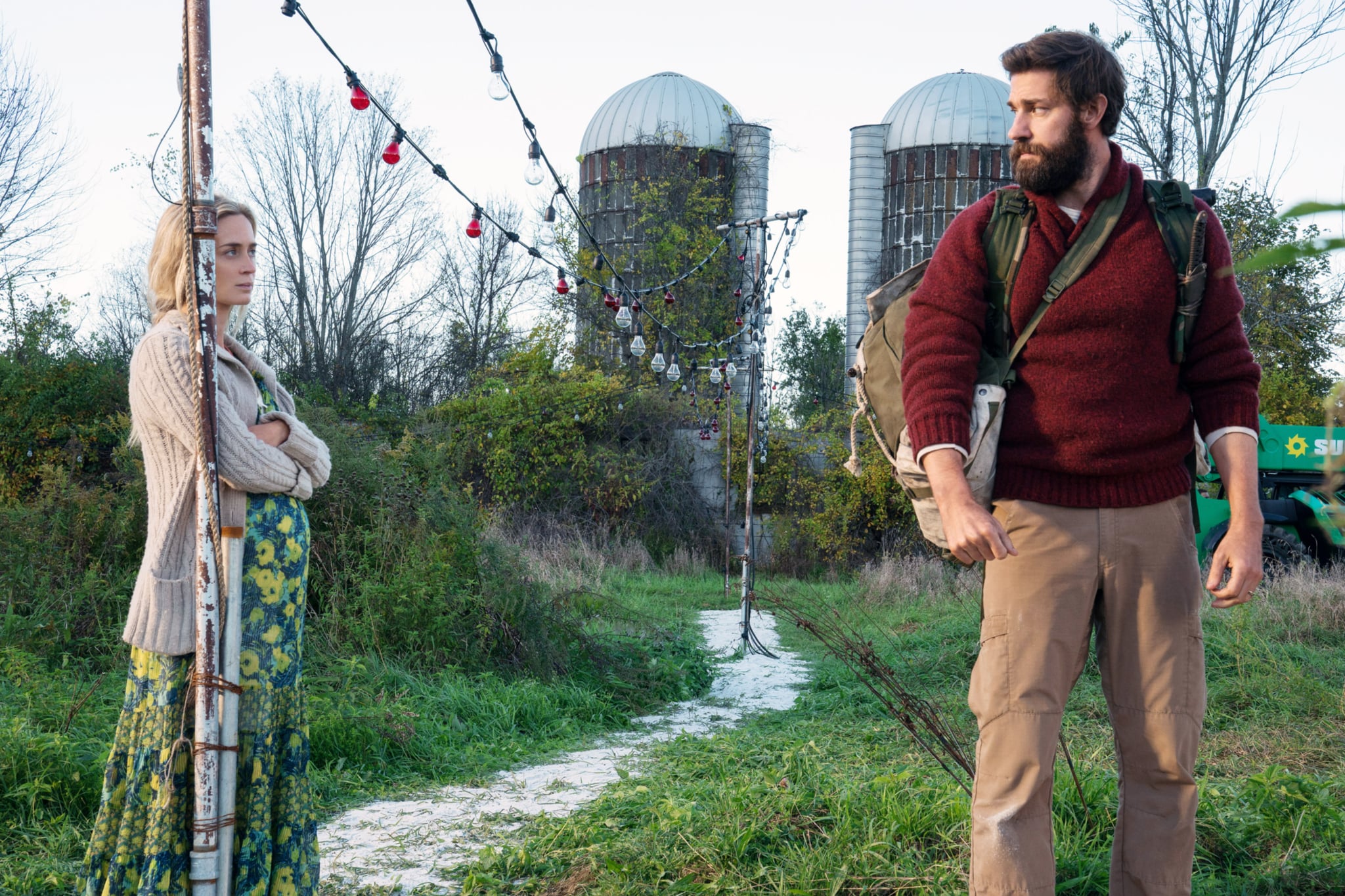 A QUIET PLACE, from left: Emily Blunt, John Krasinski, 2018. ph: Jonny Cournoyer /  Paramount /Courtesy Everett Collection