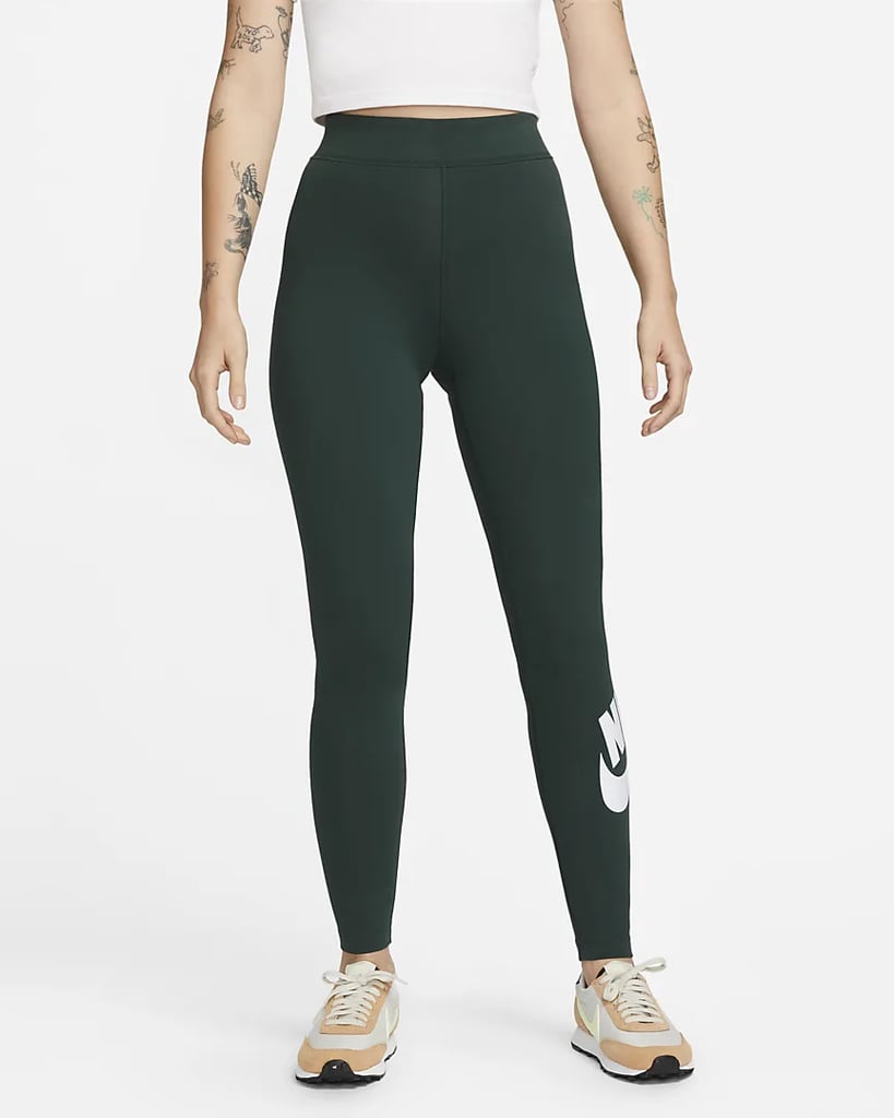 Leggings For Everyday Wear: Nike Sportswear Essential Women's High-Waisted Logo Leggings