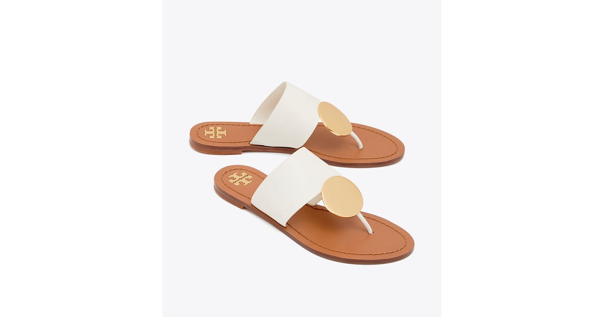 Tory Burch Patos Disk Sandal | 4 Stylish Ways to Make Your Bathing Suit a  Part of Your Outfit | POPSUGAR Fashion Photo 19