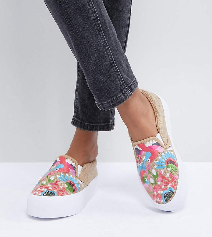 Asos DESIGN Dana Embroidered Sneakers