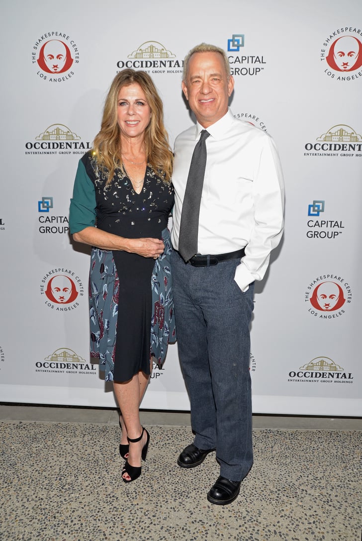 Tom Hanks and Rita Wilson at Shakespeare Benefit Dec. 2015 | POPSUGAR