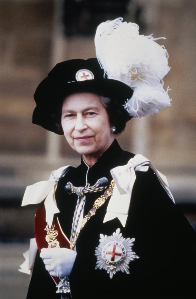 Garter Hat | Queen Elizabeth II Regalia Facts | POPSUGAR Celebrity Photo 6