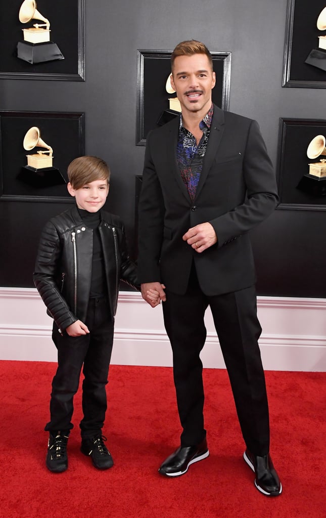 Ricky Martin and His Son at the 2019 Grammys