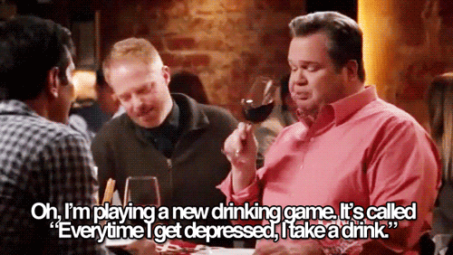 When He Invents a Creative Drinking Game