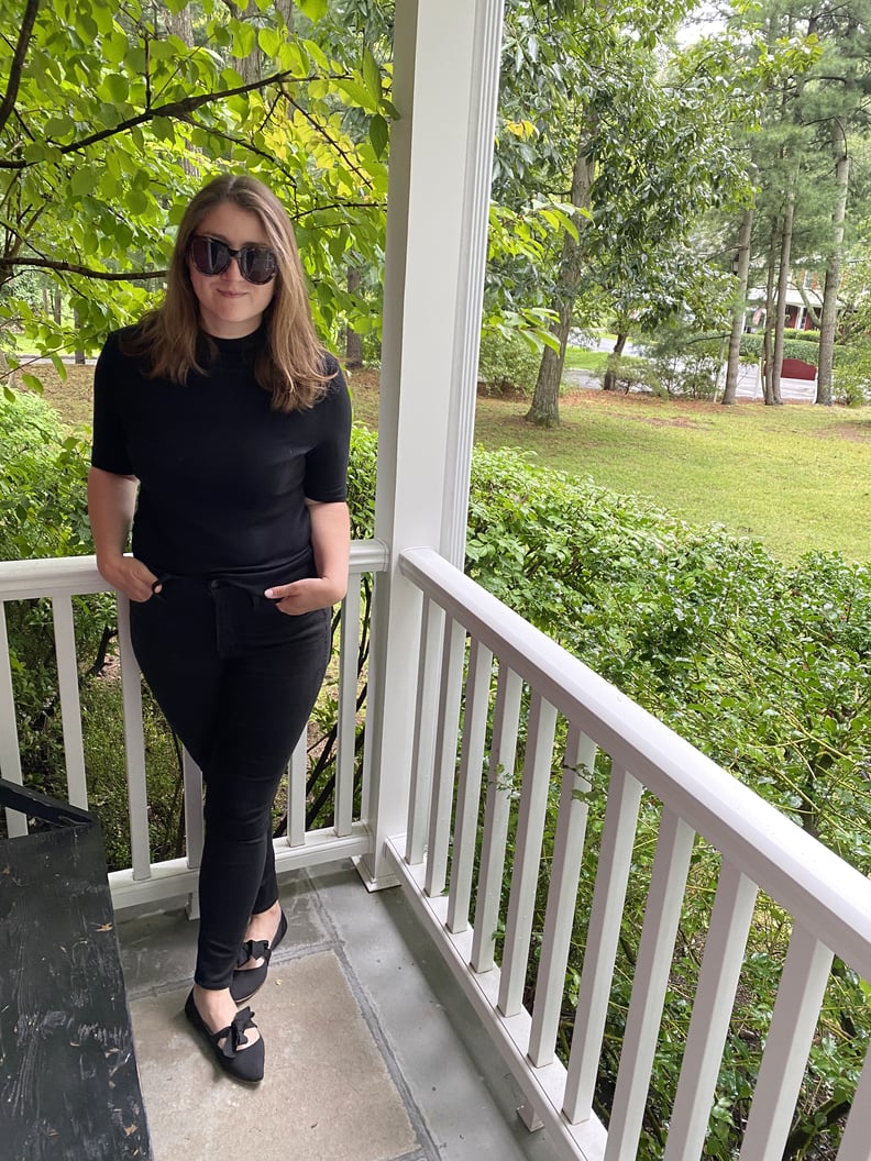 How to Style the Everlane Mockneck Shirt + Review