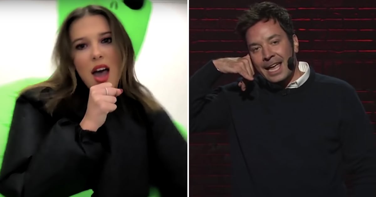 Jimmy Fallon Is No Match For Millie Bobby Brown's Lip Sync Skills in Their Epic Virtual Battle