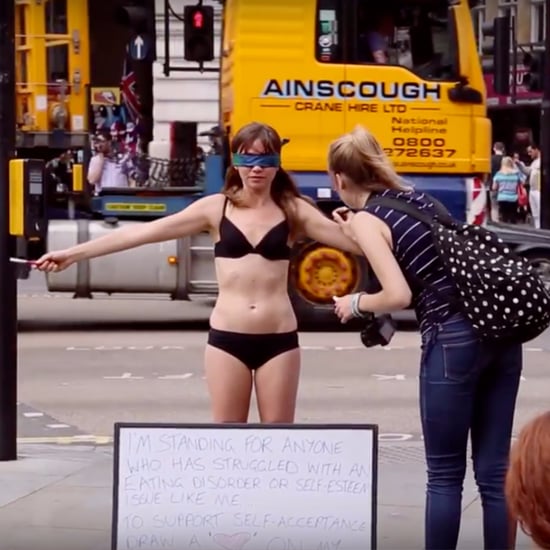 Woman Undresses in Public to Support Self-Acceptance | Video