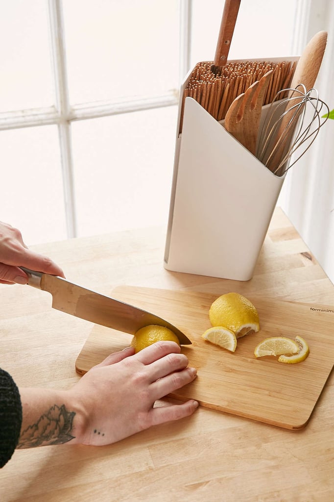 Shop it: Forminimal Utensil Holder and Cutting Board Set ($50)