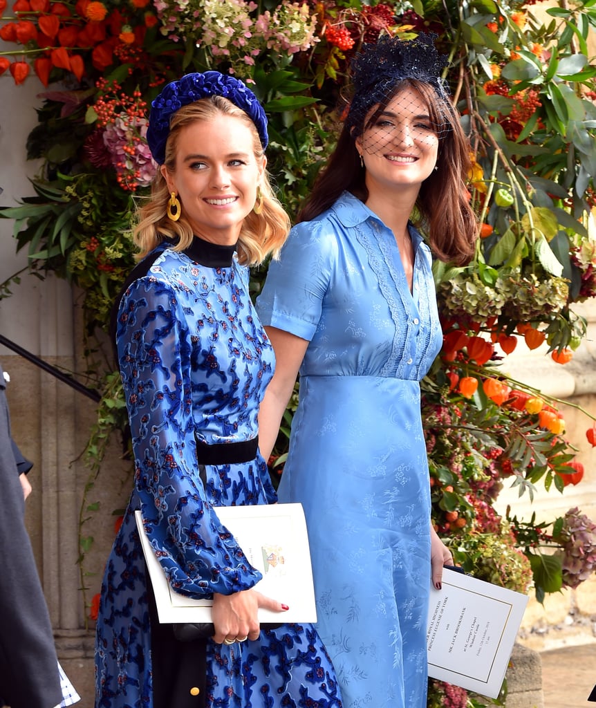 Chelsy Davy and Cressida Bonas at Princess Eugenie's Wedding