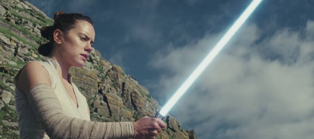 Rey's Curiously Colored Lightsaber