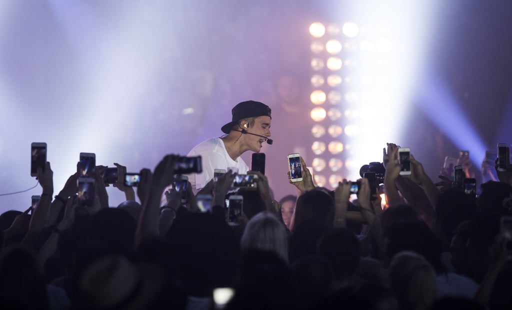 Justin Bieber and Kendall Jenner at Calvin Klein Event