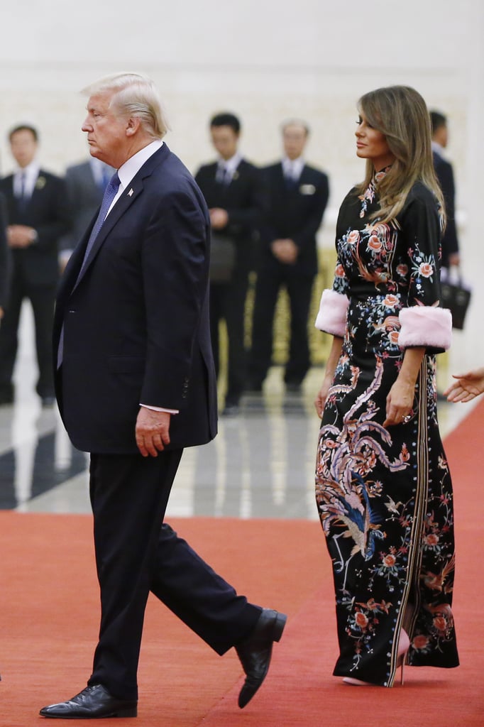 Melania Trump Wearing Gucci Kimono Dress