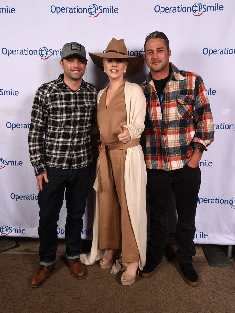 Lady Gaga and Taylor Kinney at Operation Smile's Ski Event