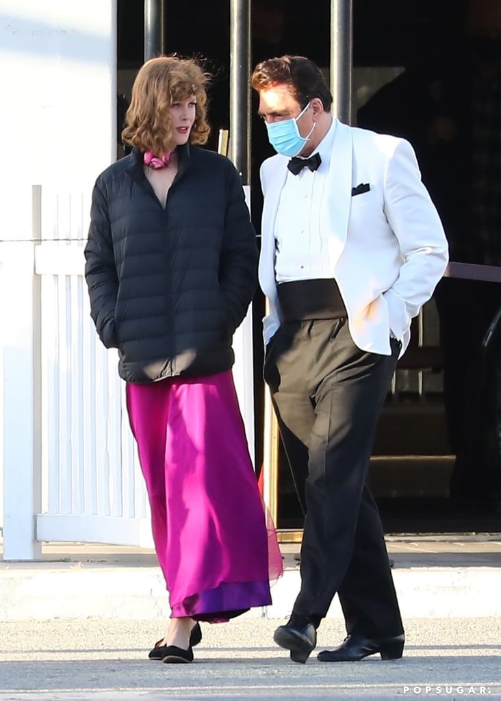 Nicole Kidman as Lucille Ball on Being the Ricardos Set