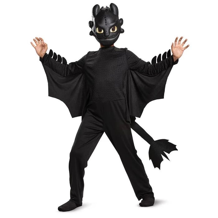 Toddler Boys Toothless Classic Halloween Costume