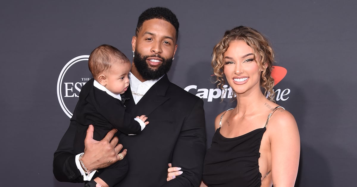 Odell Beckham Jr. and Lauren Wood bring their 5-month-old son to the 2022 ESPY Awards