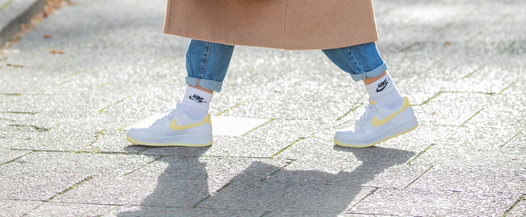 high socks and sneakers