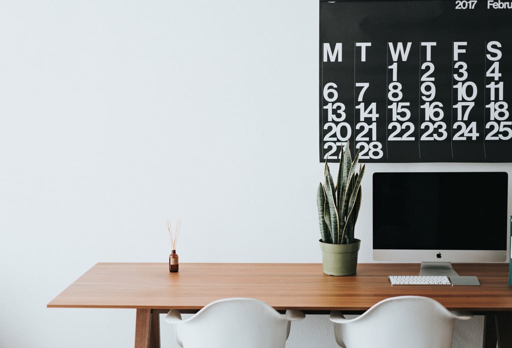 Friday: Declutter your space.
