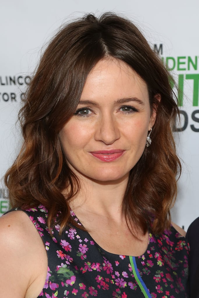 Emily Mortimer Celebrity Hair At Golden Globe Awards Preparties 2014