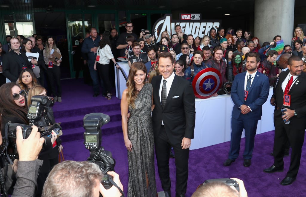 Chris Pratt and Katherine Schwarzenegger Avengers Premiere