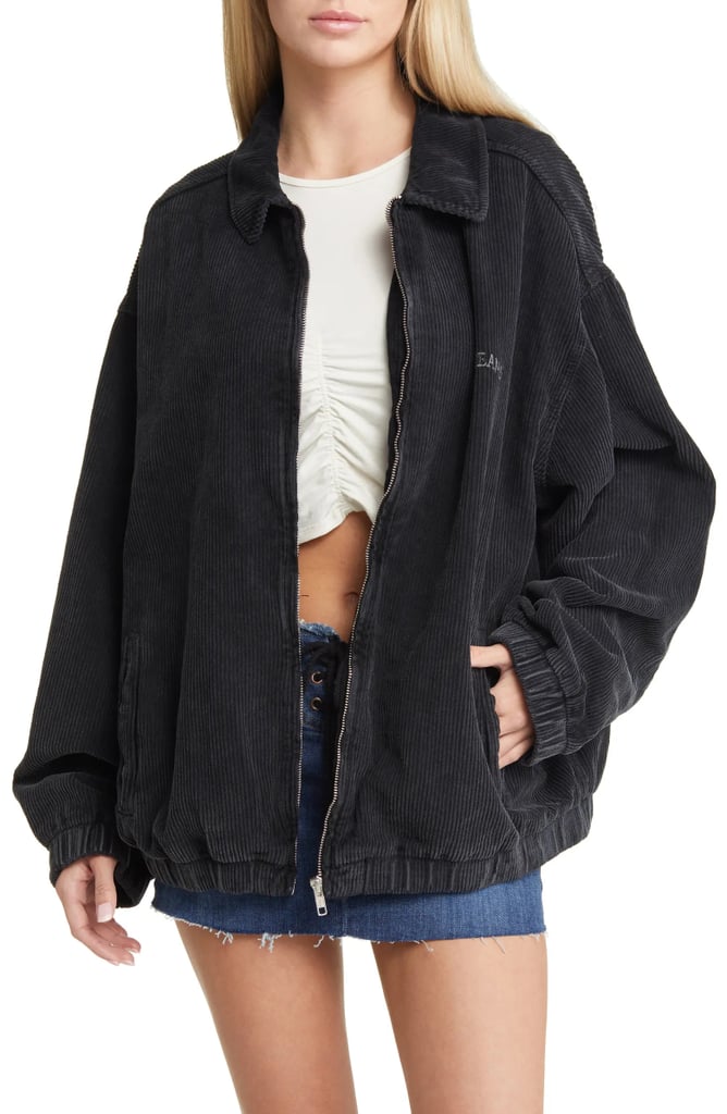 Best Oversize Corduroy Jacket: BDG Urban Outfitters Oversize Corduroy Harrington Jacket