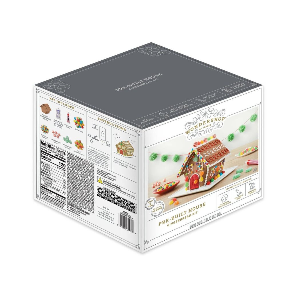 Gingerbread PreBuilt House Best Gingerbread House Kits For Families From Target POPSUGAR
