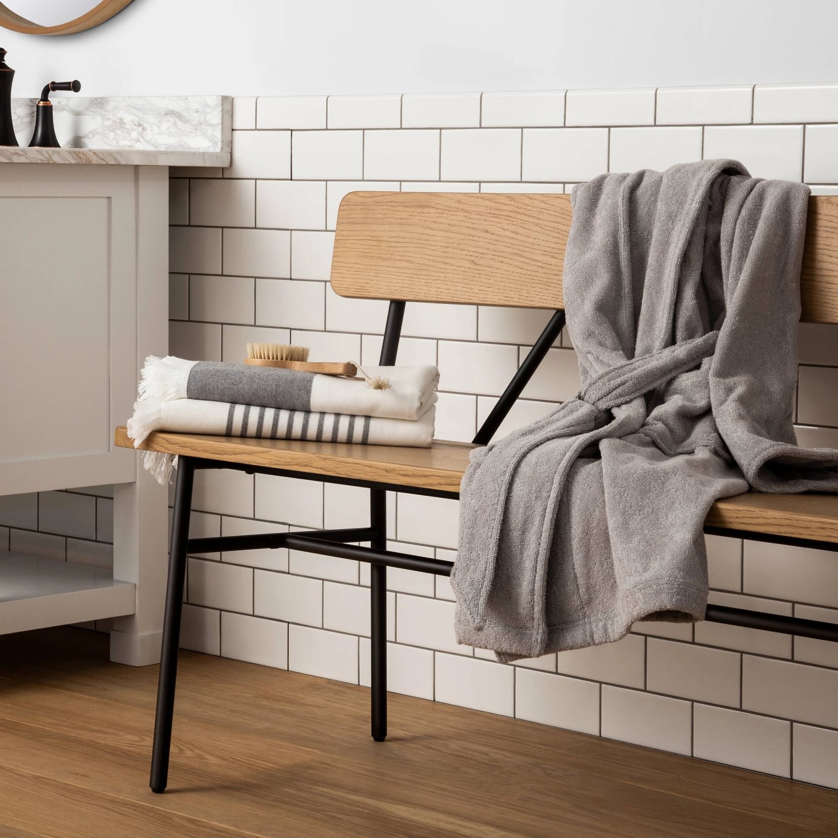 Wood 2025 accent bench