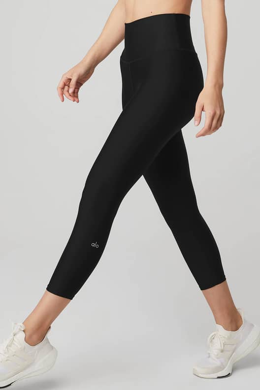 Alo Yoga Airbrush Capri in Zest Indigo in 2023  Clothes design, Cargo  leggings, Colorful leggings