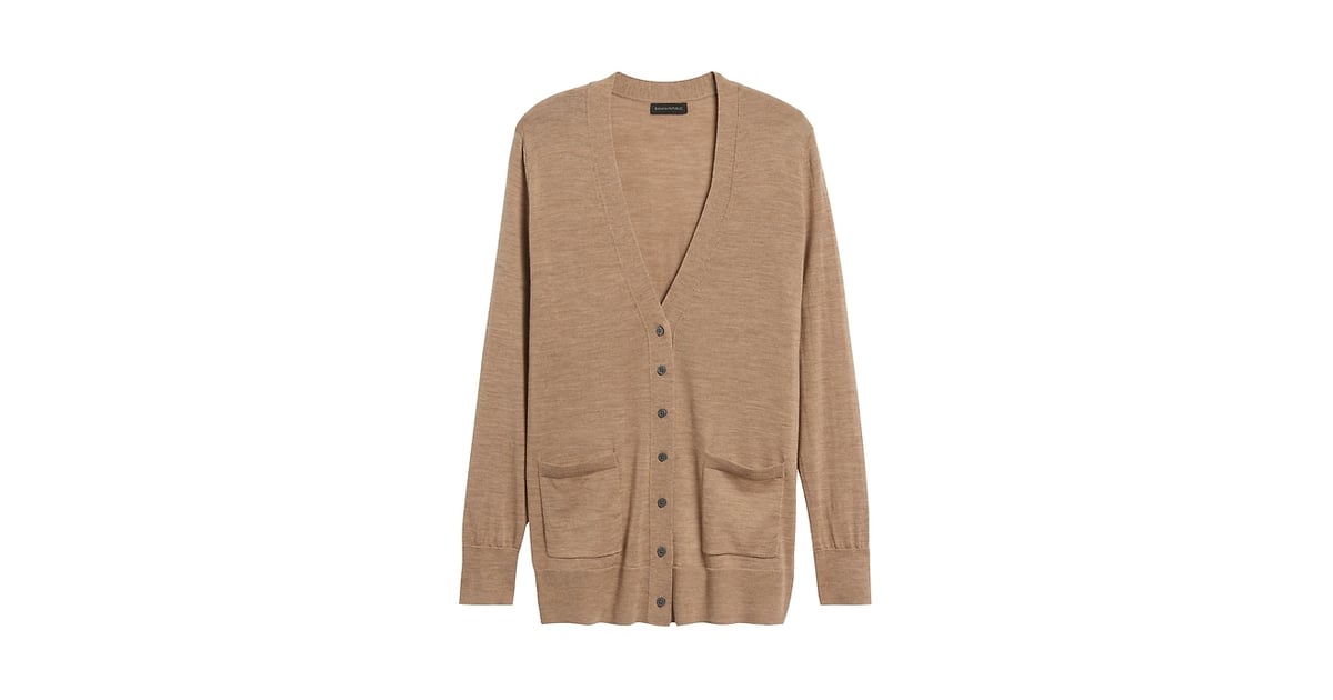 petite wool cardigan