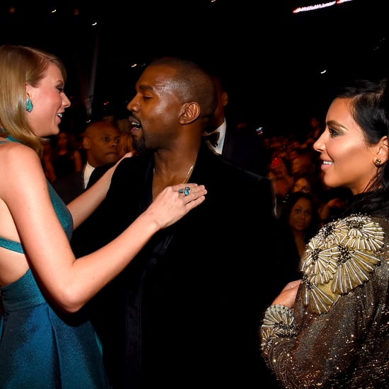 Kim Kardashian Snapchats Kanye West and Taylor Swift Talking