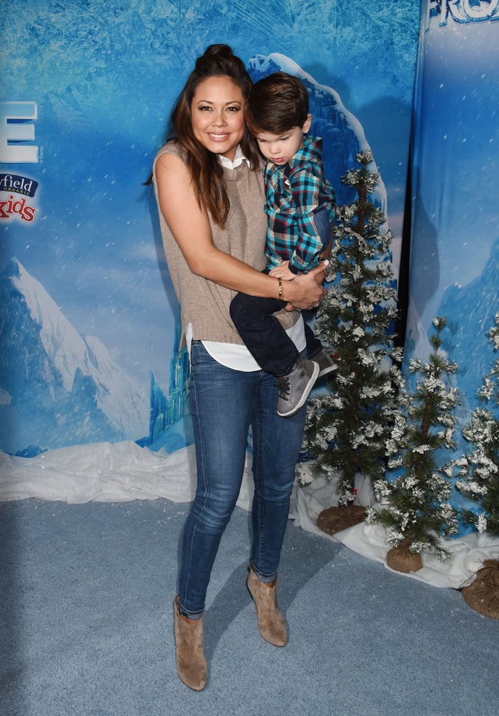 Vanessa Lachey and Son at Frozen on Ice December 2015