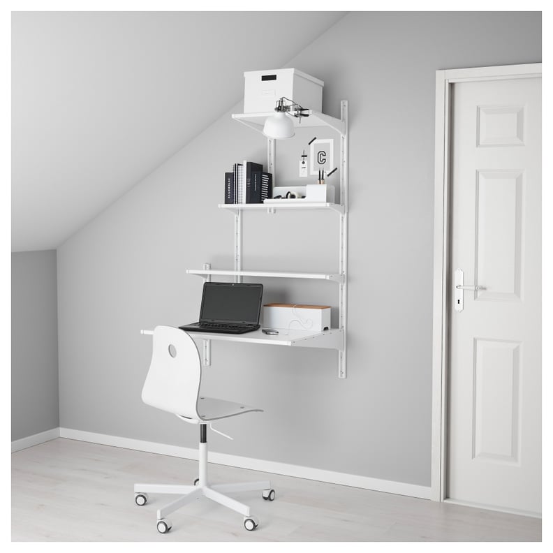 Wall Upright and Shelves