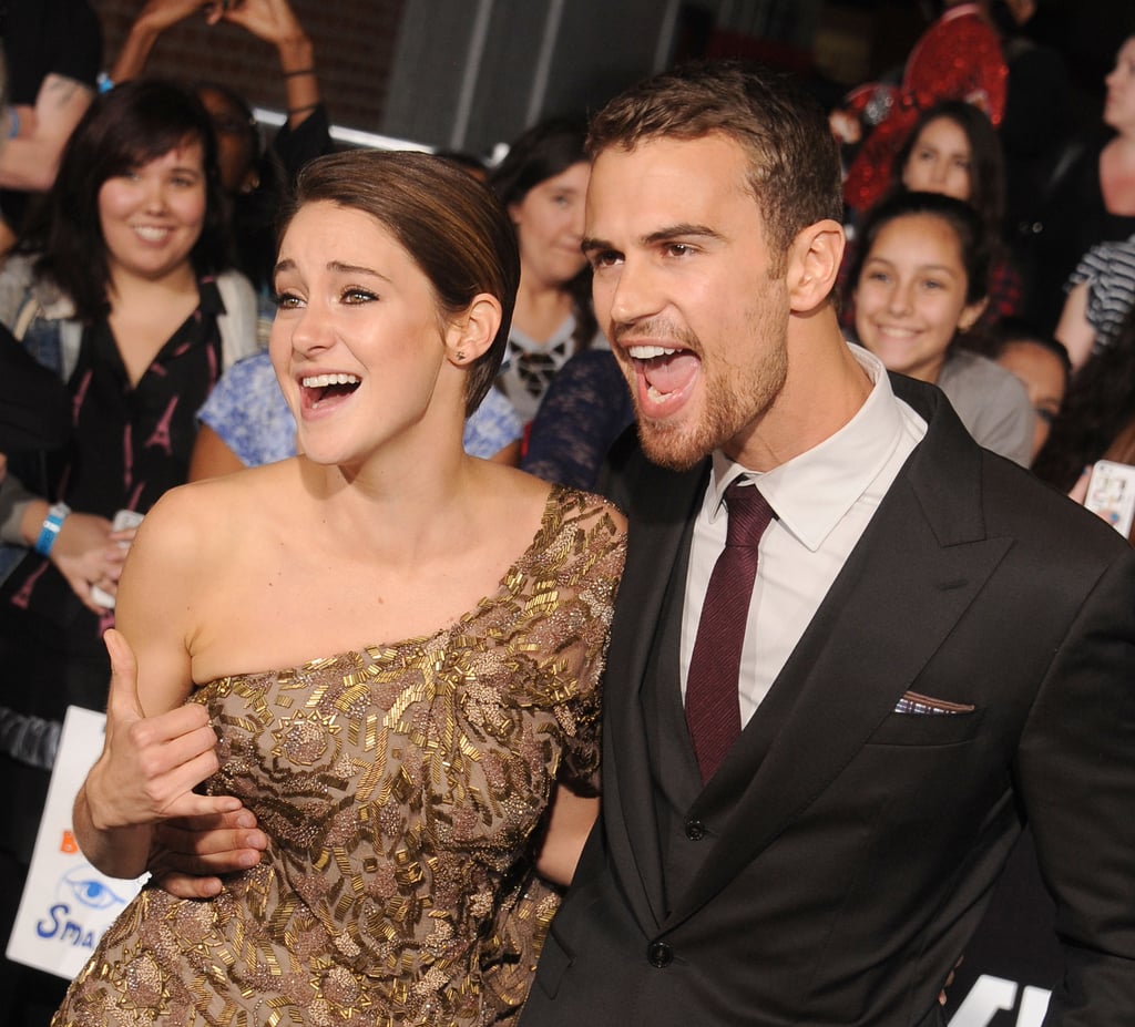 Shailene Woodley and Theo James Letting Loose