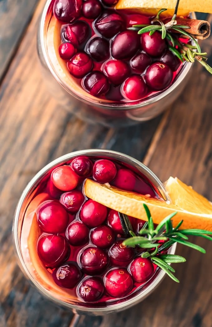 Hot Cranberry Apple Spiced Cider