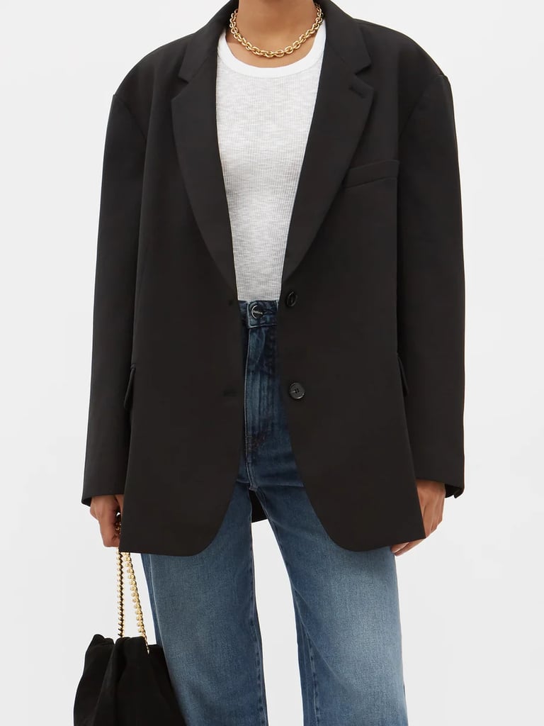 An Oversized Blazer: The Frankie Shop Bea Oversized Fresco Suit Jacket