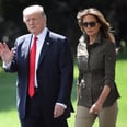 Melania Trump Put Her Jet-Set Look on Display in a Brand-New Military Jacket
