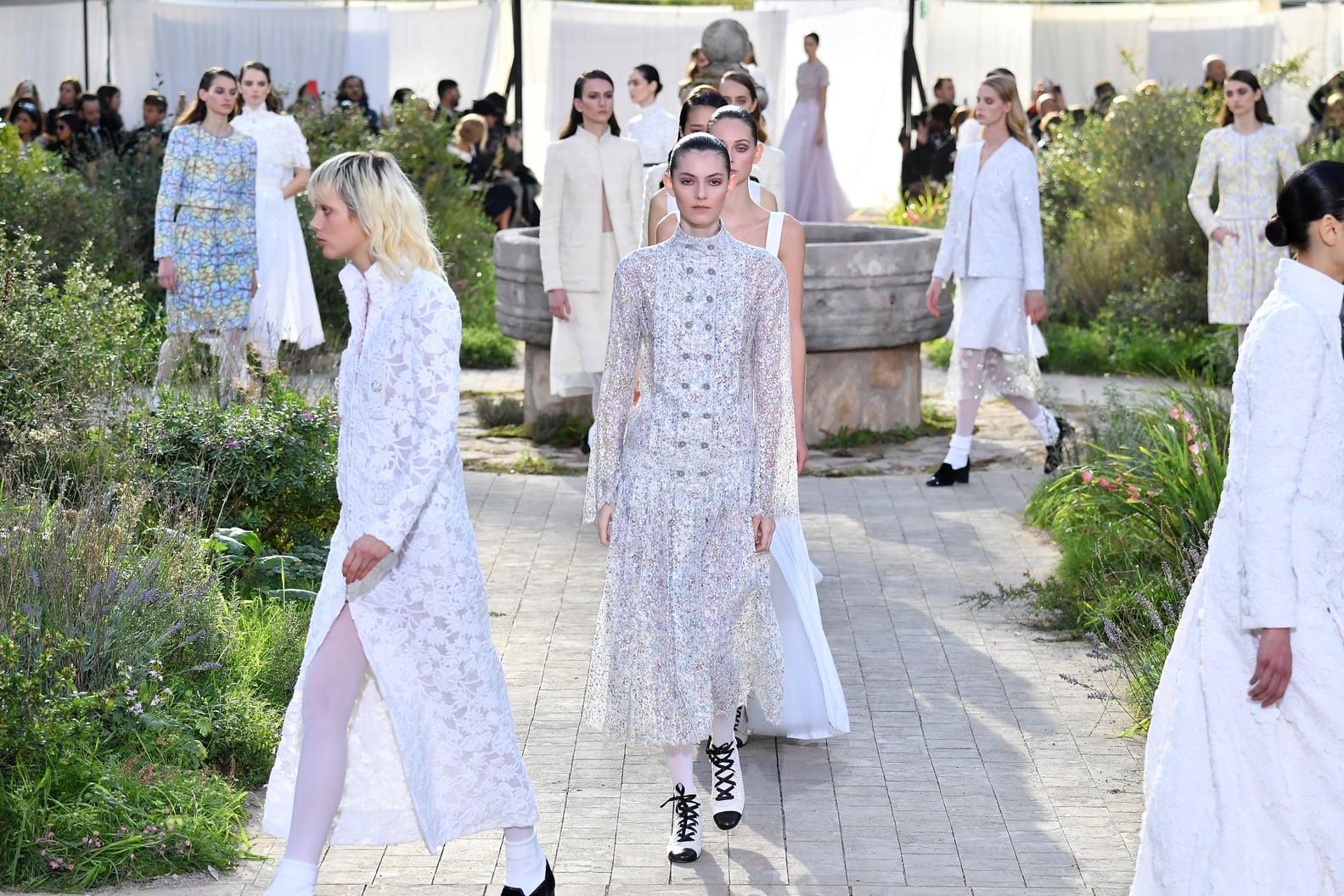 Bridal Looks on the Chanel Couture Spring 2020 Runway | POPSUGAR Fashion