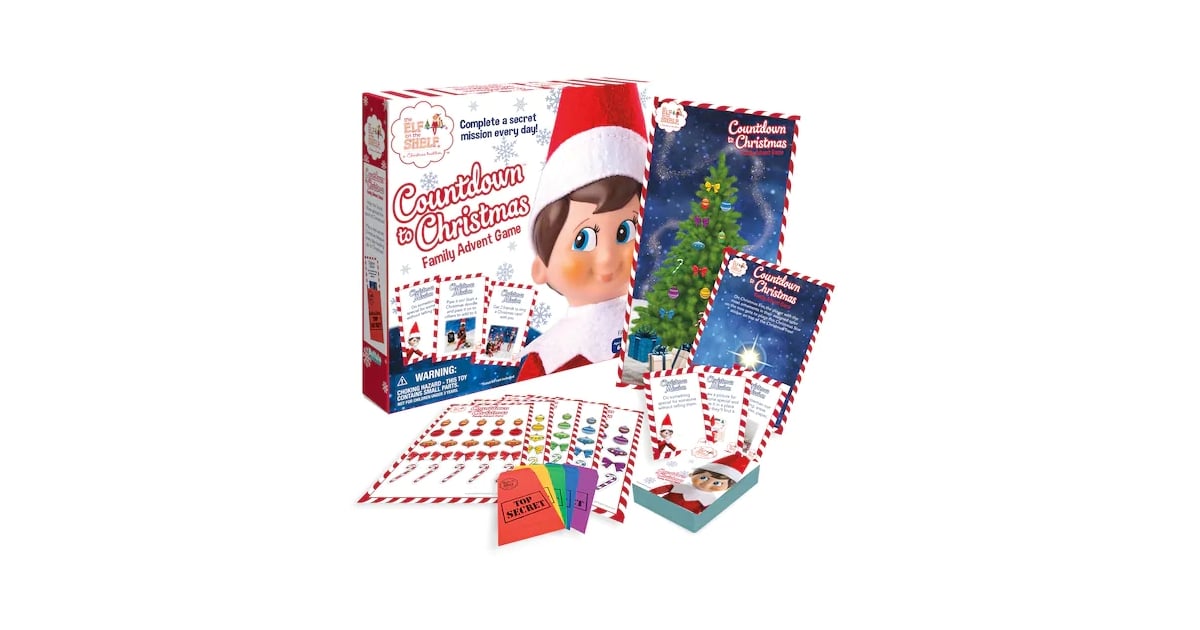 Countdown to Christmas Family Advent Game | Elf on the Shelf Party ...