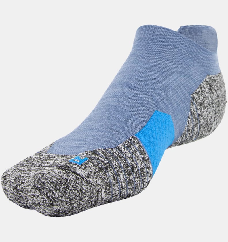 UA Run Cushion No Show Tab Running Socks