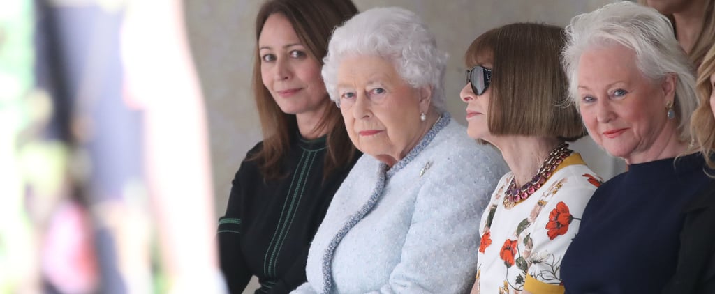Queen Elizabeth II at Fashion Week 2018