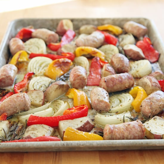 Roasted Italian Sausage, Peppers, and Onions