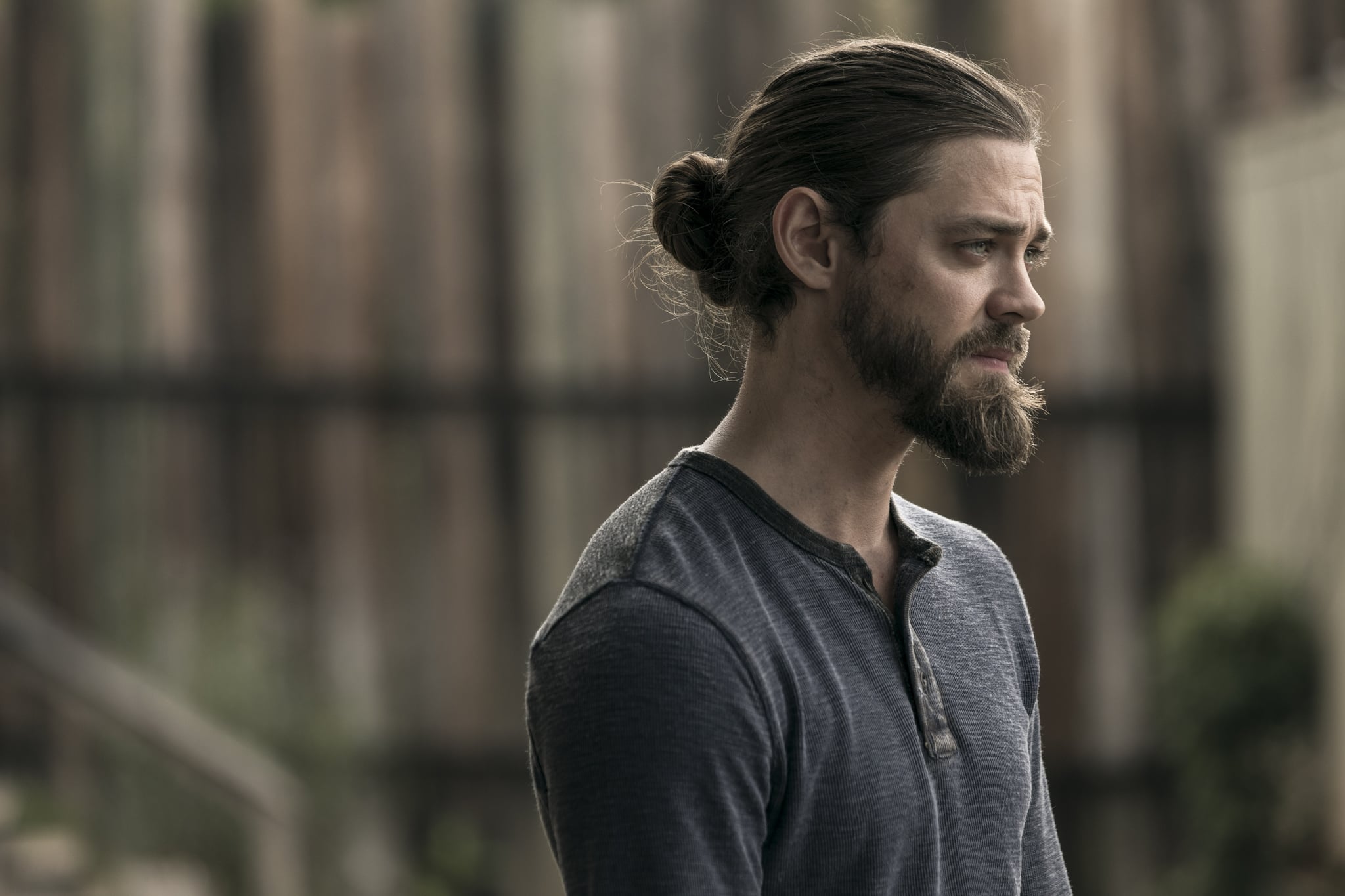 Tom Payne as Paul 'Jesus' Rovia - The Walking Dead _ Season 9, Episode 2 - Photo Credit: Jackson Lee Davis/AMC