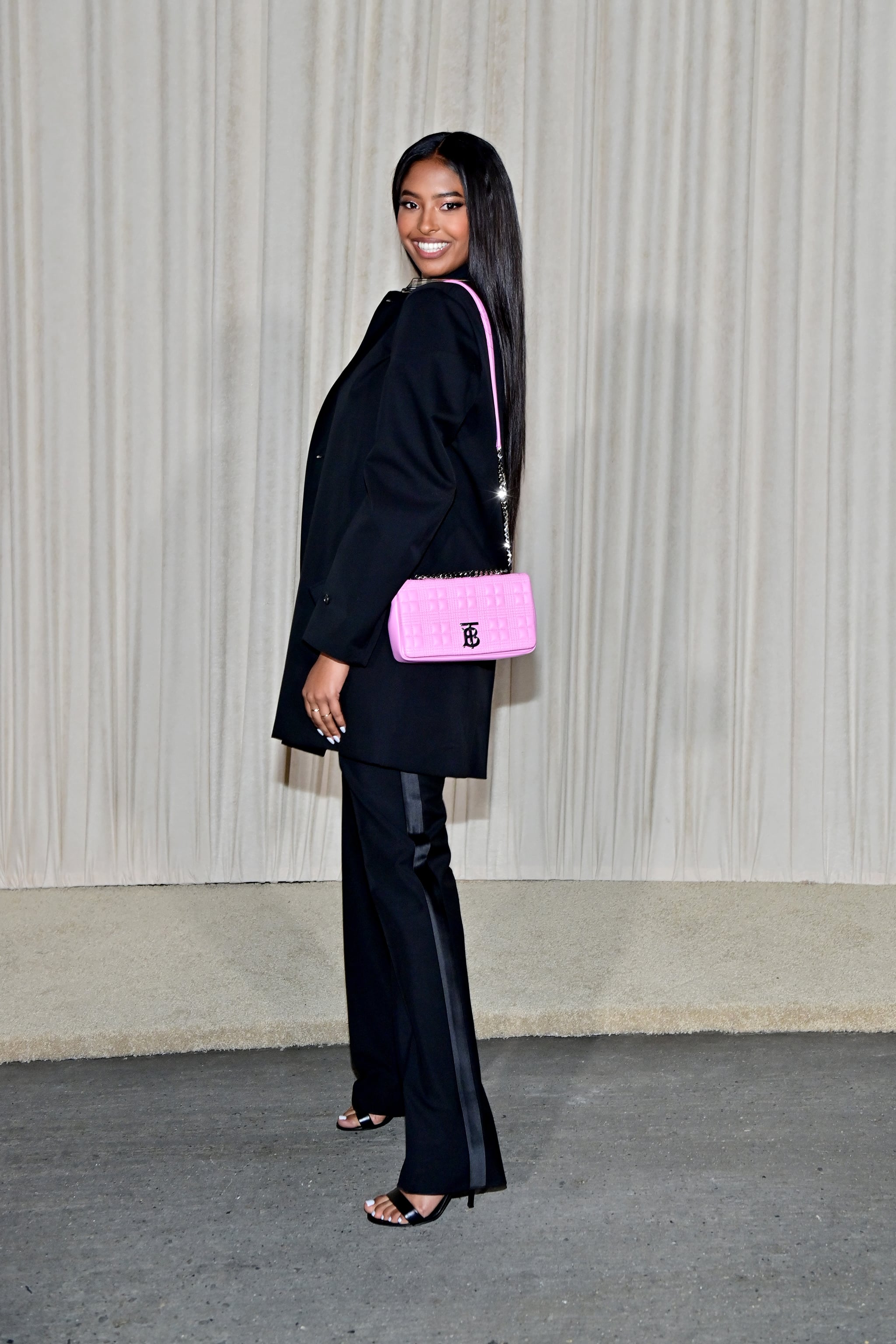 LOS ANGELES, CALIFORNIA - APRIL 20: Natalia Diamante Bryant attends a celebration of the Lola bag, hosted by Burberry & Riccardo Tisci on April 20, 2022 in Los Angeles, California. (Photo by Stefanie Keenan/Getty Images for Burberry)