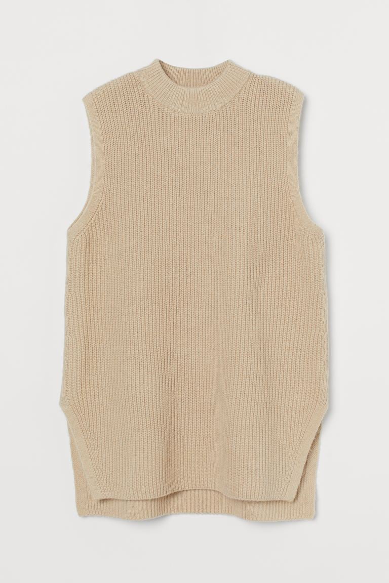 Rib-knit Sweater Vest