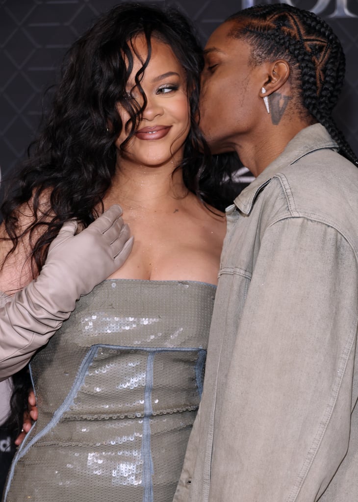 Rihanna and A$AP Rocky at the "Black Panther: Wakanda Forever" World Premiere