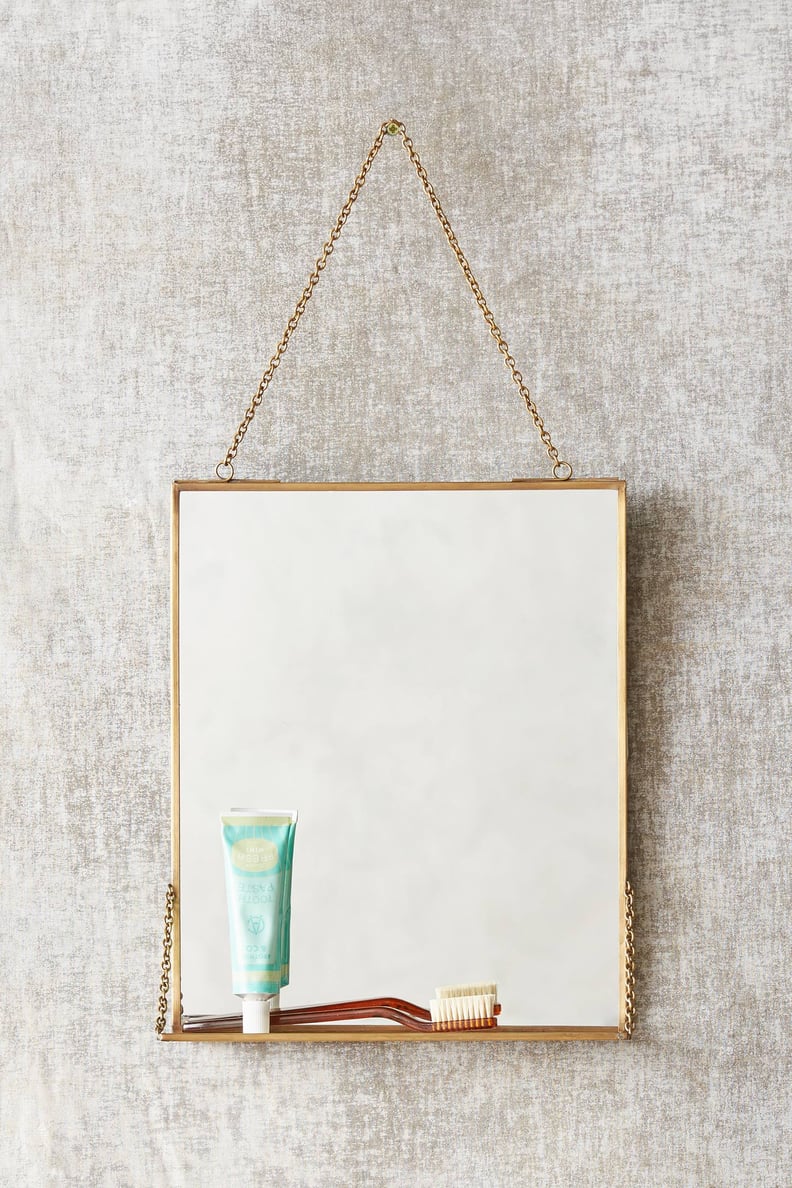 Brass Mirror Shelf