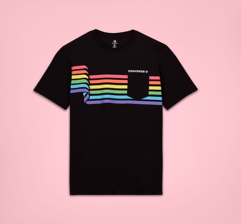 Converse rainbow shirt deals