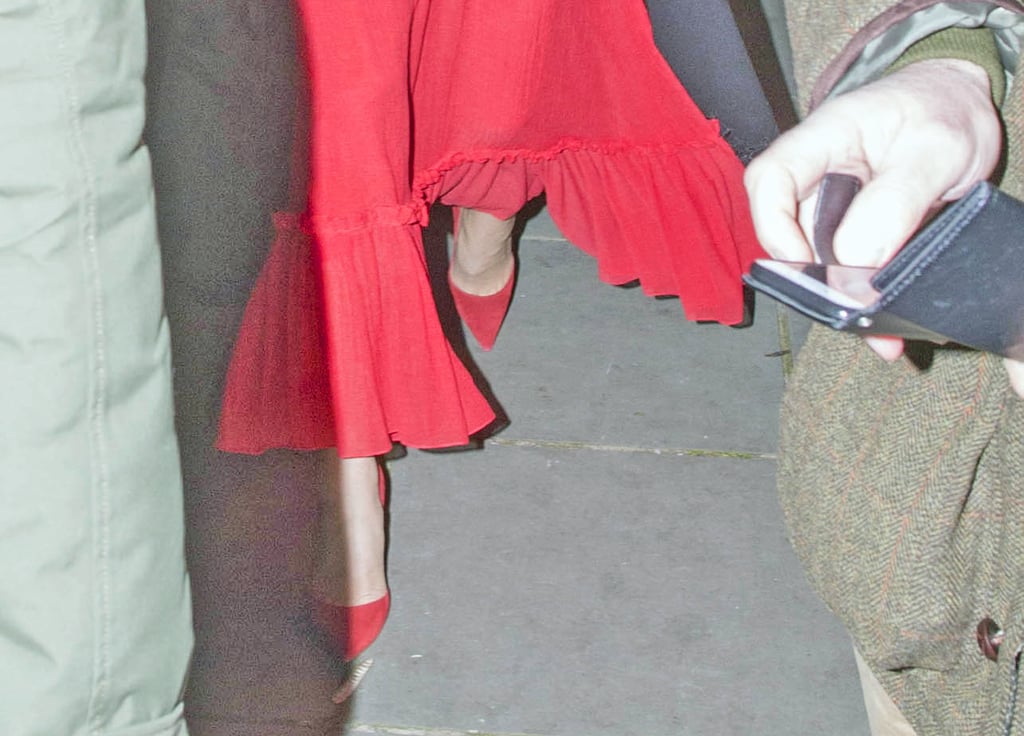 Kate Wore a Pair of Red Pumps