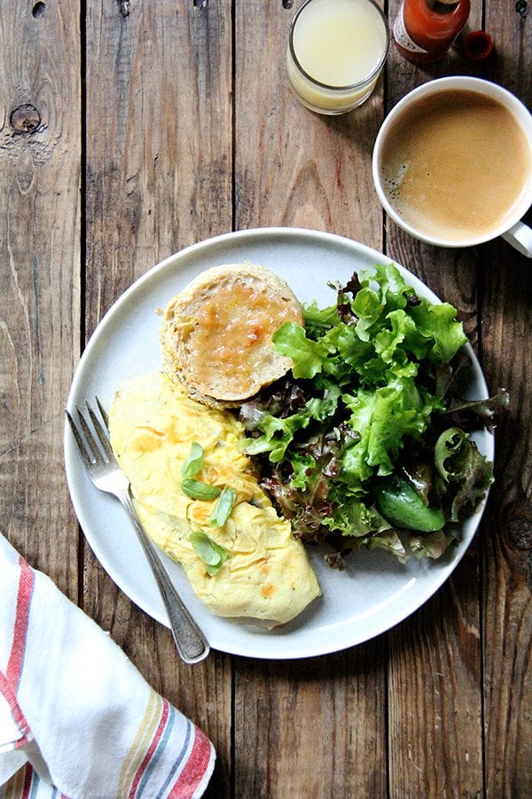 Mushroom Pepper Omelet